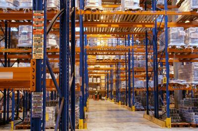 inotec Barcode Ansicht Regaldurchfahrt inotec Barcode Ansicht Regaldurchfahrt