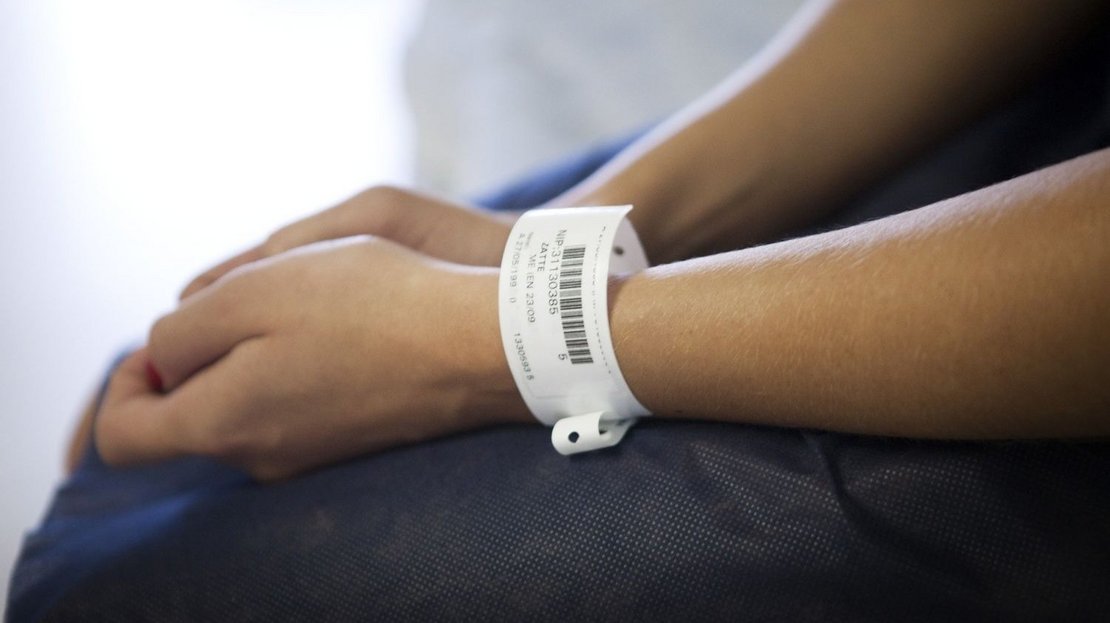 inotec Barcode RFID Patientenkennzeichnung Handgelenk