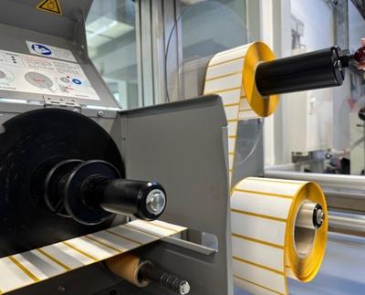 Blanko-Etiketten für die Inventarisierung